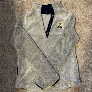 Norte Dame Button Sweater